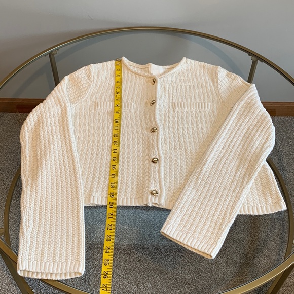 H&M Sweater Jacket with gold buttons - Picture 12 of 16